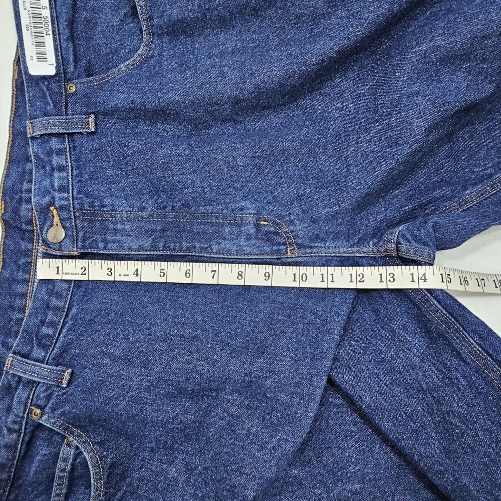 Carhartt Mens Relaxed Fit Jeans Size 44 X 30 Blue Denim Workwear Pants Cotton - Picture 12 of 13